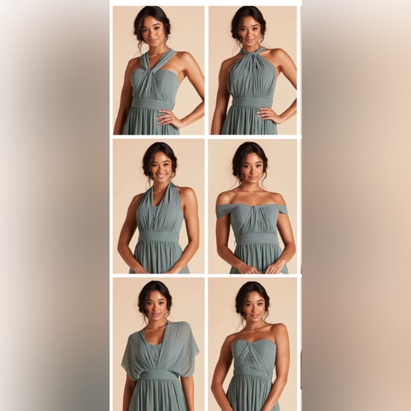 GRACE CONVERTIBLE DRESS DOVE GRAY SIZE M - Picture 13 of 13